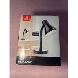 GLOBE ELECTRIC BLACK DESK LAMP