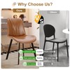 Welzona Upholstered Dining Chairs Set of 4, Modern Kitchen &