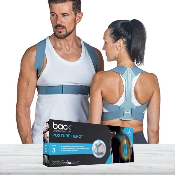 BACK Posture Corrector for Men and Women - Adjustable Posture Brace | Improves Posture, Prevents Sleeping Experience & Relieves Pain - Junior