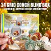 Christmas Countdown Advent Calendar 24 Pcs Shell Toys 2022 Conch