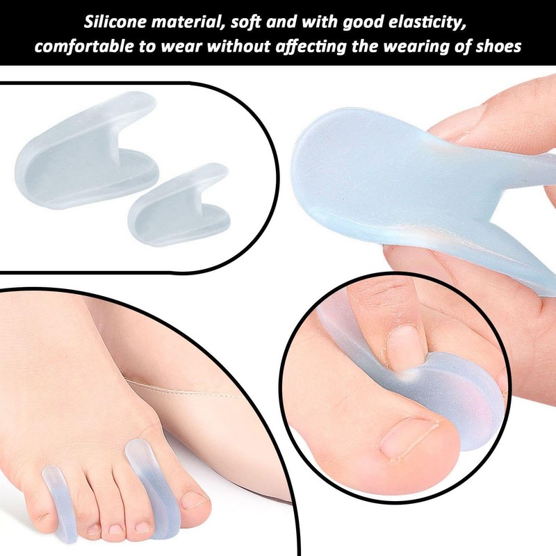 10-Piece Toe Orthotics, Large Toe Separators, Large and Small Toe