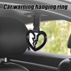Heart-Shaped Door Hooks with Lightning Design, Heart Shaped Car Handle