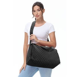 Small Gym Bag for Women with Shoes Compartment, Stylish Duffle Travel Bag for Plane, Lightweight Duffle Bag for Women & Men, Sport Gym Tote Bag with Wet Pocket for Yoga, Pilates, Swimming