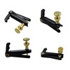 AUXBC 4Pcs Violin Fine Tuners for 4/4-3/4 Violins, Black Metal