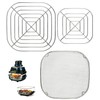 3 Pcs Crisper Tray and Rack Set Compatible with Ninja