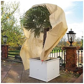Hydrogarden Winter Protection Fleece Cover Extreme Beige 80 g Winter Protection for Pot Plants Palm Trees Plants Olive Tree Winter Tent Winter Fleece 250 x 350 cm