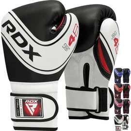 RDX Kids Boxing Gloves for Training, Muay Thai - Maya Hide Leather Junior 4oz, 6oz Mitts for Sparring, Fighting, Kickboxing – Good for Youth Punch Bag, Grappling Dummy and Focus Pads Punching