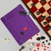 SIQUK Magnetic Folding Dice Tray Rectangle Dice Rolling Tray PU