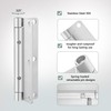 HSMT-hinges 4 Inch Quick Release Hinge, Stainless Steel 304, Detachable,