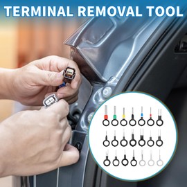 A ABSOPRO Terminal Removal Tool Assortment Kit Wire Connector Terminal Pin Extractor Kit Black 21 Pcs