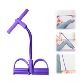 Resistance Bands, 4 Tube Pedal Puller Exercise Resistance Band, Workout Flexibility Training Yoga Equipment for Women Beginners Travel Home Dorm Use