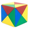 Betzold - Magnetwürfel aus 24 farbigen Tetraedern - Geometrie-Bausatz Mathematik