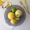 GWEOBZ Black Fruit Bowl Candy Dish Metal Mesh Round Wire