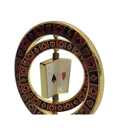 Double Spinner (with pocket Aces in center) Commemorative Poker Weight