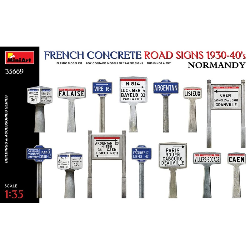 Mini Art 35669 1:35 Fran.Verkehrsz. 1930-40 Normandy - Faithful Replica,