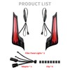 motosikleta Motorcycle Rear Fender LED Filler Panel Lights with Turn