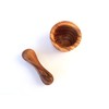 Mini Mortar with Pestle, Kitchen Mortar, Spice Mortar, Handmade Olive