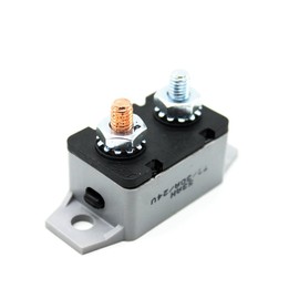 Tiardey 12-24V ATV Manual Resettable Circuit Breaker Fuse holder,with Cover Stud Bolt for Truck Modification Marine Boat Car Engines Automotive - 30A