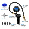 Nilight Digital Tire Inflator Pressure Gauge,250 PSI Air Chuck and