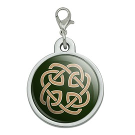 GRAPHICS & MORE Celtic Knot Love Eternity Chrome Plated Metal Pet Dog Cat ID Tag