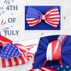 ONENINEDREAM Patriotic Hairband - American Flag Headband with Red, White