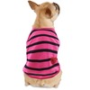 Pet Dog Striped T-Shirt Dogs Cats Cotton Vest Spring Summer