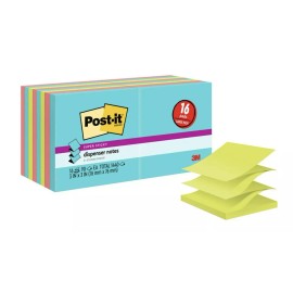 Post-it Post it Notes Super Sticky Notes 3 x 3 Inch Supernova Neons Collection 16 Pads