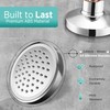 Rainfall Shower Head Fixed Showerhead 3.8-Inch Small Round Bathroom Rainhead