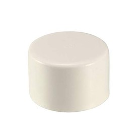 sourcing map 40mm PVC Pipe Cap Fitting, Slip End Caps DWV(Drain Waste Vent) White 2Pcs