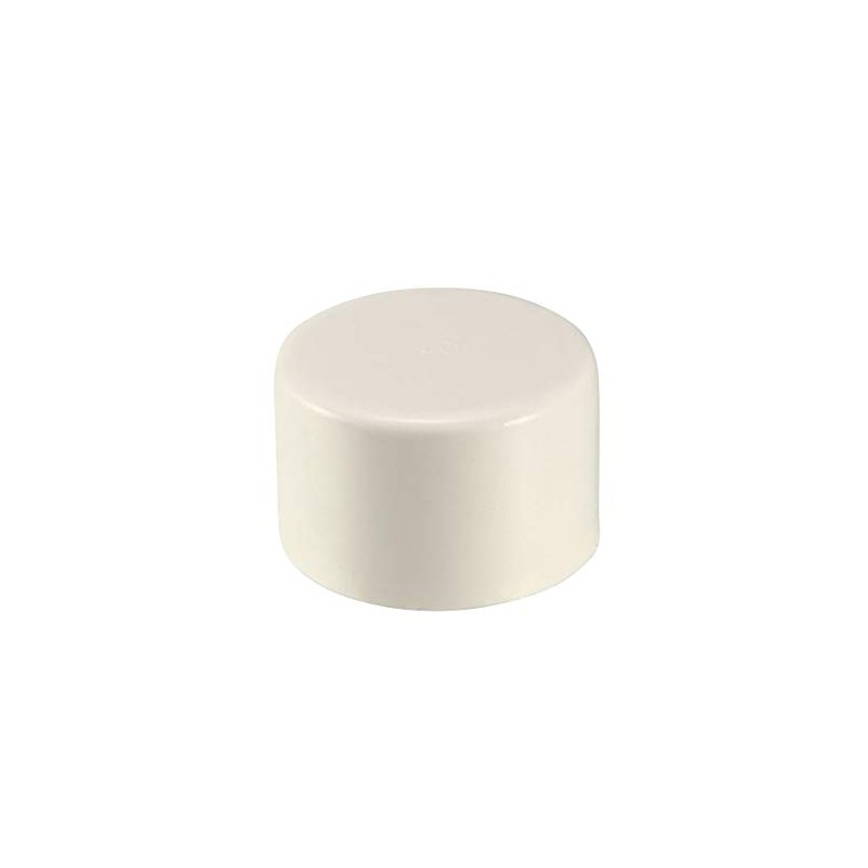 sourcing map 40mm PVC Pipe Cap Fitting, Slip End Caps