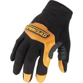 Ironclad YS-RWC-04-L Ranchworx Cowboy Glove (2 Pack), Large, Black/Tan