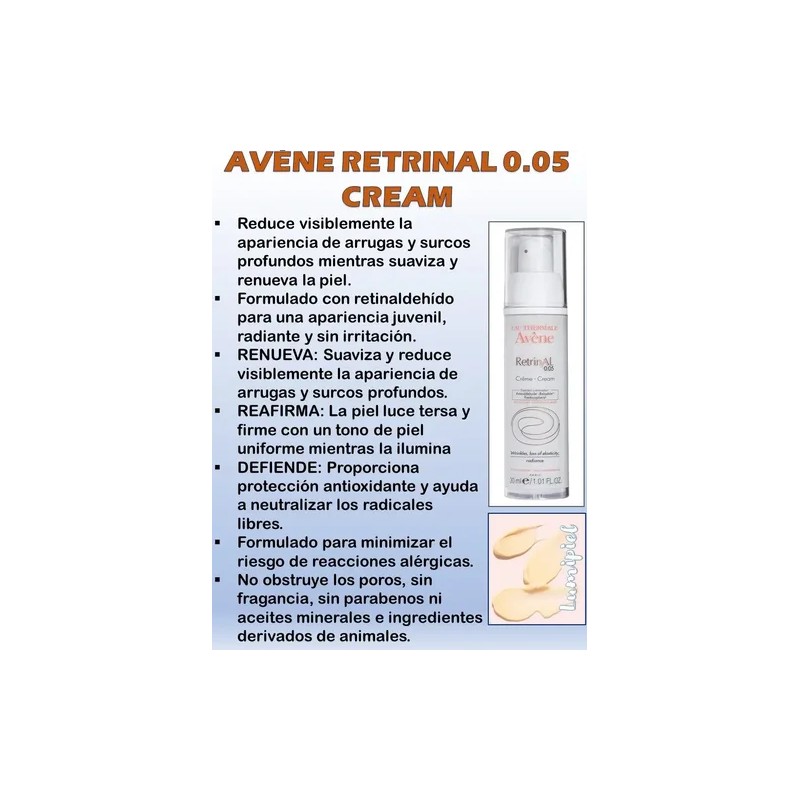 Avne Retrinal 0.05 Crema Facial Antienvejecimiento 30ml