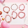 Cooluckday 36Pcs Valentines Bracelet Bulk Valentines Day Gifts for Women