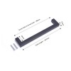 BSM Marketing 1 Pack Kitchen Door Handles 96mm Hole Centre