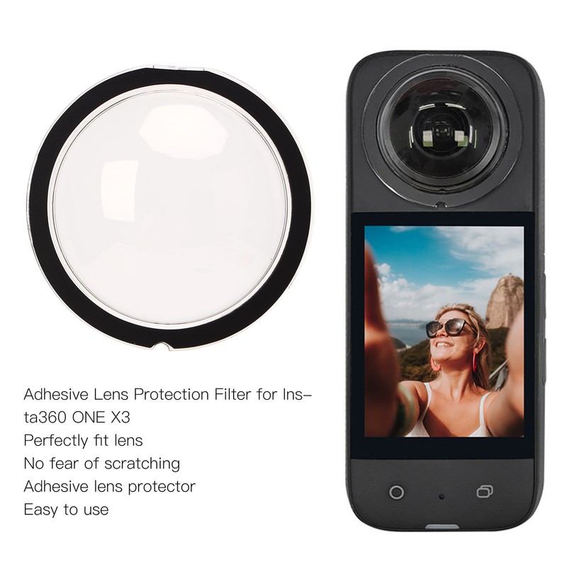 Panoramic Lens Protection Cover Front Back Dual Adhesive Lens Guard