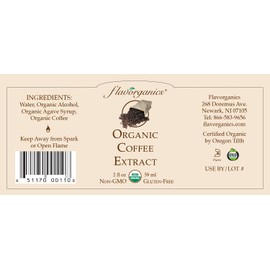 Flavorganics Organic Coffee Extract, 2 Ounce