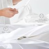 Saferay Green Luxury White Pinch Pleated Pintuck Duvet Cover Set