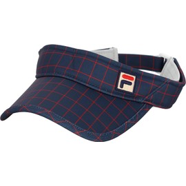 Fila FDZEL0091 Women's Tennis Visor, Sun Visor, Absorbent, Quick Drying, UV Protection, Fila Red