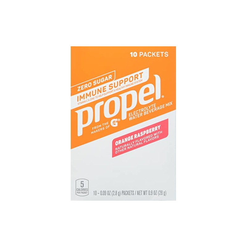 Propel Immune Support Powder Orange Raspberry