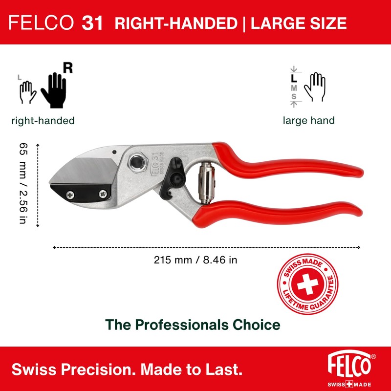 FELCO31 Pruning Shears 8.3 inches (210 mm)