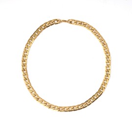 JEM Renaissance Curb Chain 60cm Gold-plated Stainless Steel for Men and Women