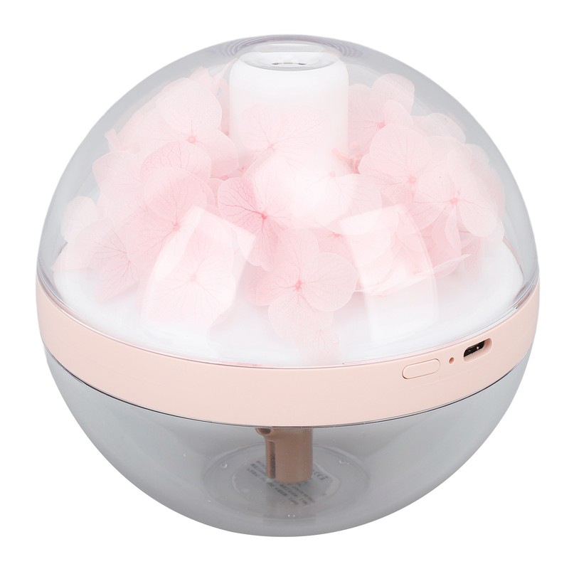 Essential Oil Diffuser Mini LED 270ml Pink Eternal Flower Aroma