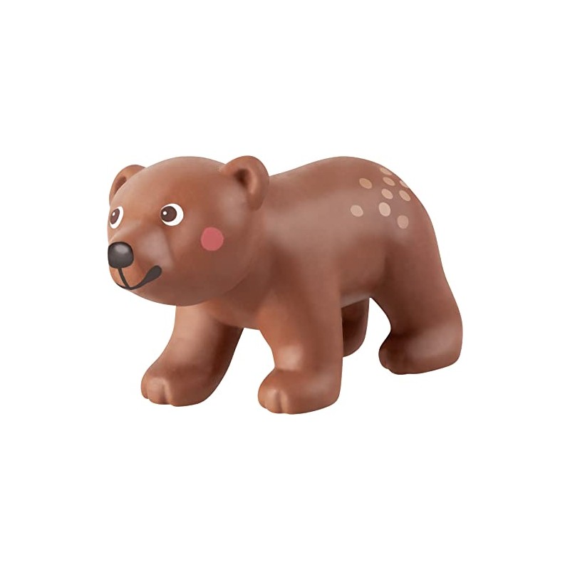 HABA Little Friends Brown Bear Cub - Chunky Plastic Forest