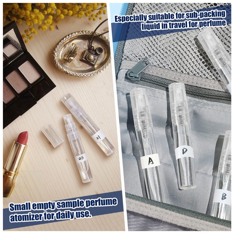 Fandamei Mini Spray Bottle, 10 Pack 5ml Mini Plastic Spray