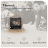 VIKMARI 30 cm Vintage Wall Clock, Large Retro Brown Wall