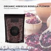 100g Organic Hibiscus Rosella Flower Crushed - Dried Herbal Tea