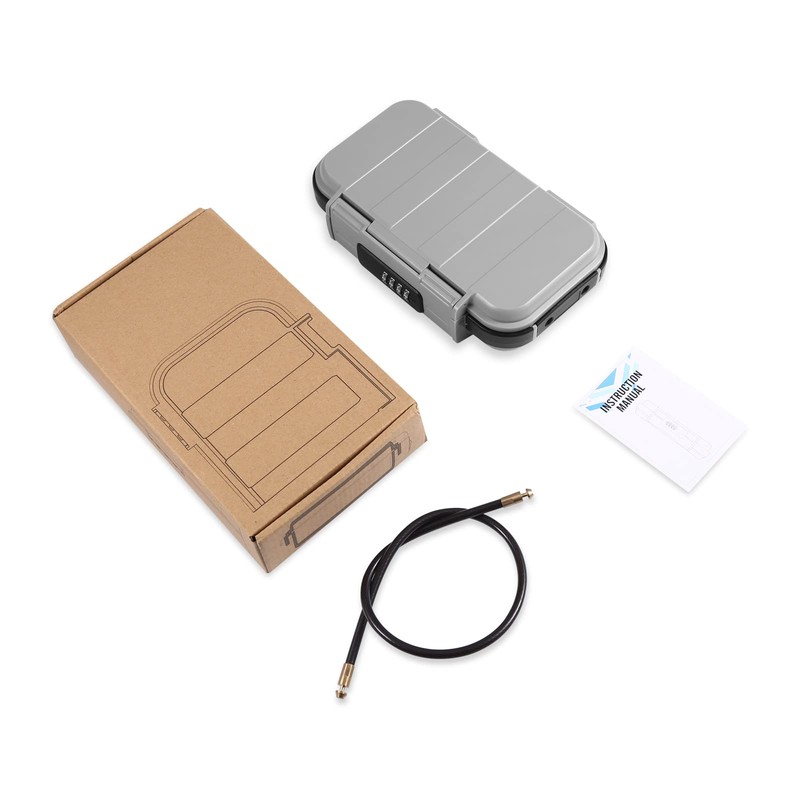 AMIR Portable Safe Box, Combination Security Case LockBox with Code,