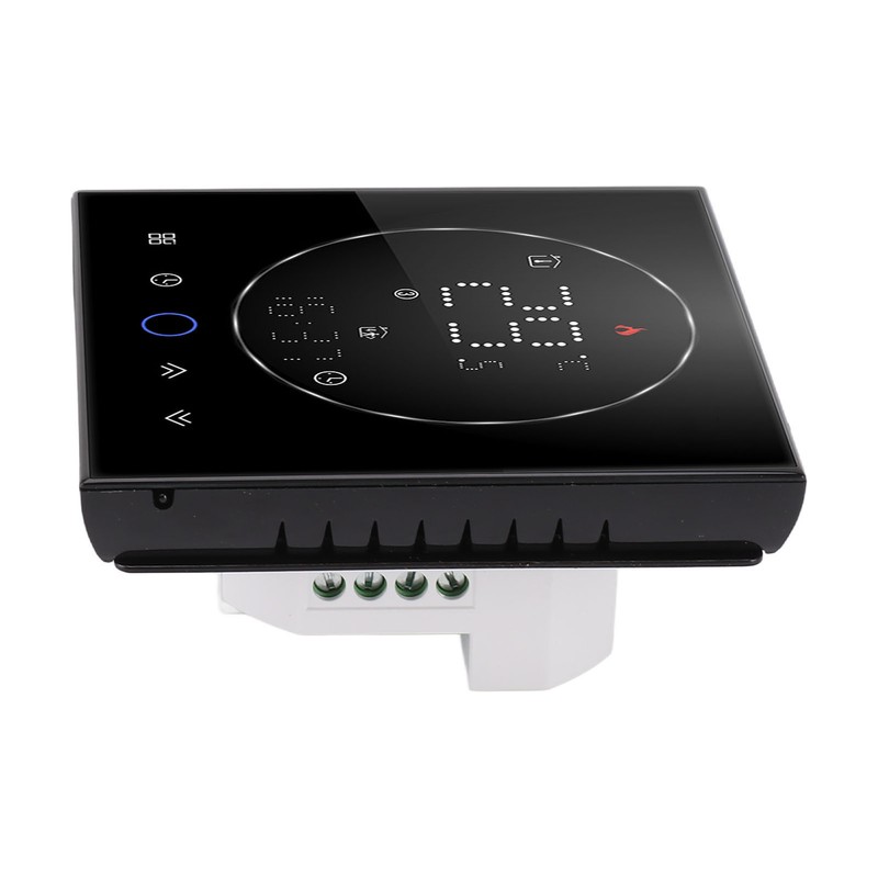 Smart Thermostat LED Screen Water Heating Control 13mm Recessed Wireless