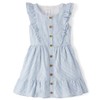 Gymboree,Girls,and Toddler Linen Summer Dresses,Linen Blue,2T