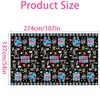 BLMHTWO Tablecloth 90s Party, 90s Party Tablecloth Hip Hop Retro